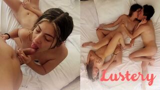 Csábos latin amatőrök osztoznak a vad szenvedélyen együtt