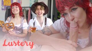 Októberfeszten forró pillanatok a bájos német amatőrökkel