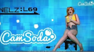Jewelz Blu forró önelégítése Misty cosplayben