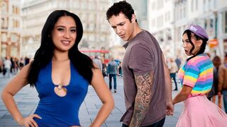 Ophelia csábítása féltékeny barátnőjét és pasasát lázba hozza a forró hármasban