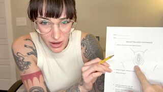 Mostoha anya segít a szexoktatás házi feladatodban