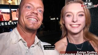 Német pornósztár csábítja el a turista srácot vad dugásra