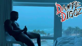 Dél-parti hotelszobában hurrikánban élvezi a magányos gyönyört