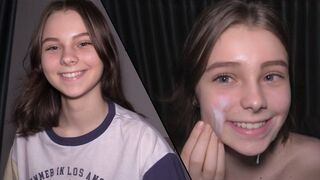 18 éves tini alázatos vágykielégítőként hódol a gyönyörnek