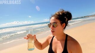 Brazil tengerparton fröcsköl a meleg pisi, 3 liter nyilvánosan Rio Grande do Norte-ban!