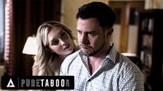 Szőke Szexfüggő Csábítja Meg a Sötét Titkokkal Terhelt Törékeny Tanácsadót a Pure Taboo Friss Filmjében